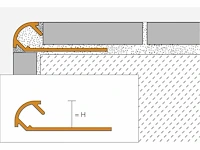 Schluter systems - ro100ae/300 alu rondec bruut mat - profiel 42 m1 (14x) - afbeelding 2 van  4