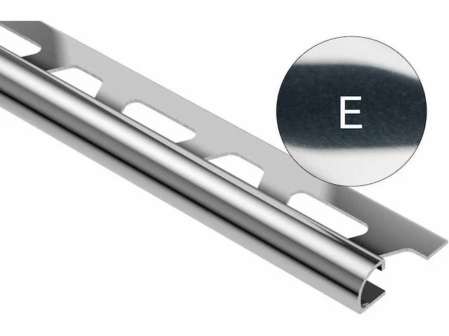 Schluter systems - ro100eb/250 rvs rondec geborsteld profiel - 27 m1 (9x) - afbeelding 1 van  4