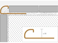 Schluter systems - ro100eb/250 rvs rondec geborsteld profiel - 27 m1 (9x) - afbeelding 2 van  4