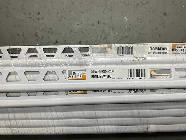 Schluter systems - ro100mbw/300 alu rondec mat wit - profiel 36 m1 (12x) - afbeelding 2 van  4