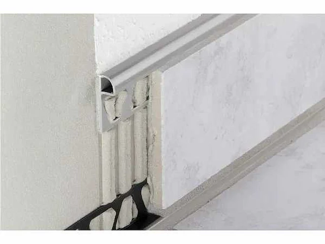 Schluter systems - rondec-prg80w/300 pvc jasmijn - profiel 150 m1 (50x) - afbeelding 2 van  6