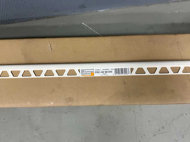 Schluter systems - rondec-prg80w/300 pvc jasmijn - profiel 150 m1 (50x) - afbeelding 4 van  6