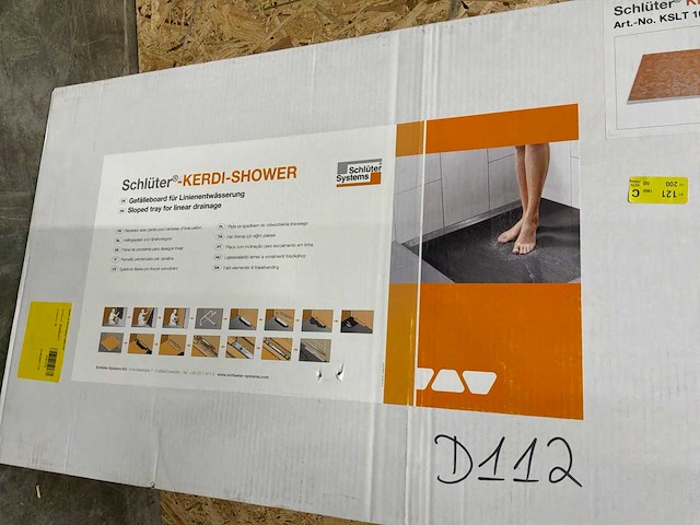 Schlüter systems kerdi ls afschotplaat - afbeelding 5 van  5