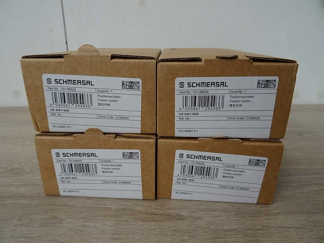 Schmersal - uk 434y-m20 - standschakelaar (4x) - afbeelding 2 van  3