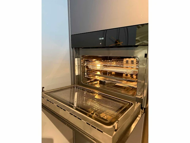 Schmidt arcos soft navy en sencha - showroom keuken - afbeelding 6 van  16