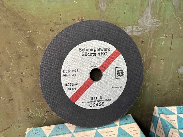 Schmirgelwerk süchteln kg c24ss doorslijpschijf (125x) - afbeelding 4 van  6