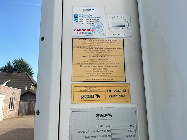 Schmitz cargobull - 2019 - scb/s3b - geconditioneerde oplegger - afbeelding 29 van  34