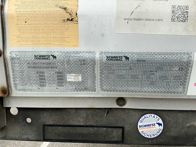 Schmitz cargobull kastentrailer oplegger - afbeelding 33 van  37