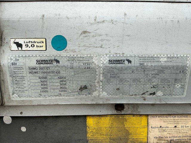 Schmitz cargobull kastentrailer oplegger - afbeelding 16 van  31