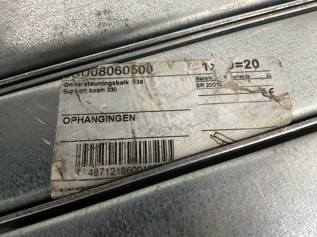Schneider - muurbeugel inclusief 33 ondersteuningsbalken (50x) - afbeelding 5 van  5