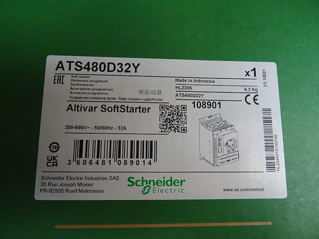 Schneider electric - altivar - ats480d32y - soft starter - afbeelding 3 van  4