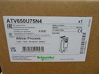 Schneider electric - altivar process - atv650u75n4 - frequentieregelaar - afbeelding 3 van  3