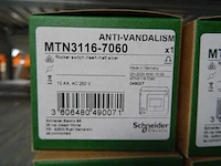 Schneider electric - anti-vandalism - mtn3116-7060 - wisselschakelaar (22x) - afbeelding 3 van  3