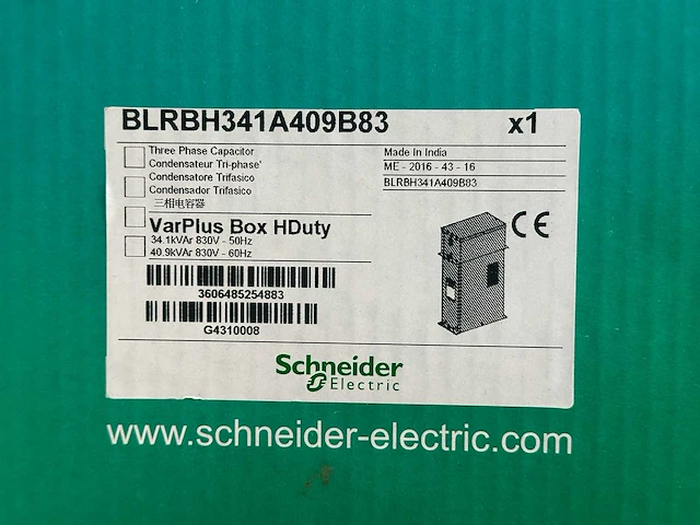 Schneider electric - blrbh341a409b83 - partij varplus box hduty driefasencondensator 12x - afbeelding 4 van  5