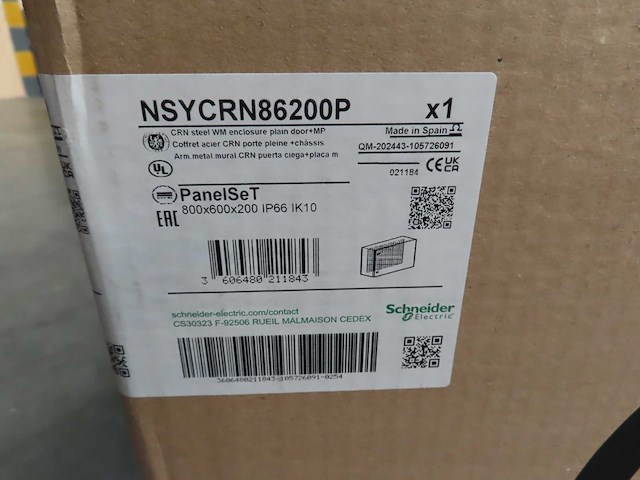 Schneider electric - panelset - nsycrn86200p - schakelkast - afbeelding 3 van  3