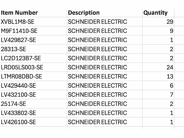 Schneider electric - partij industriële elektrotechnische componenten - afbeelding 3 van  14