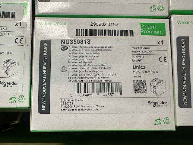 Schneider electric - partij nu350818 - wiser unica 218x - afbeelding 2 van  6