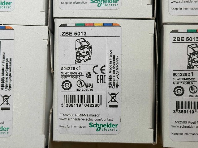 Schneider electric - zbe5013 - partij contactblokken 140x - afbeelding 4 van  4