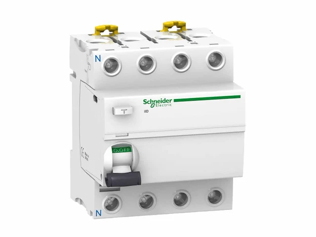 Schneider electric a9r21480 aardlekschakelaar 4p 80a 30 ma - afbeelding 1 van  3