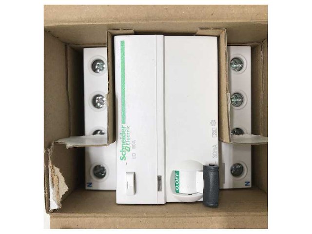 Schneider electric a9r21480 earth leakage circuit breaker 4p 80a 30 ma - afbeelding 2 van  3