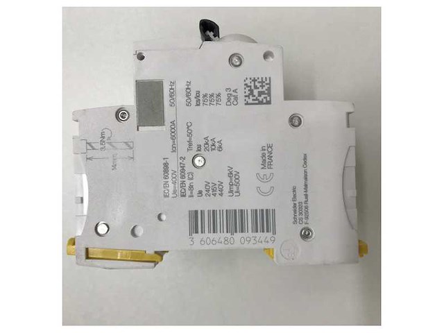 Schneider electric acti9 ic60 - installation machine / ic60n - 4p - a9f79432 - afbeelding 2 van  2