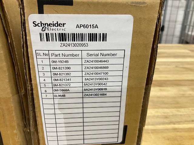 Schneider electric ap6015a rack - afbeelding 1 van  2
