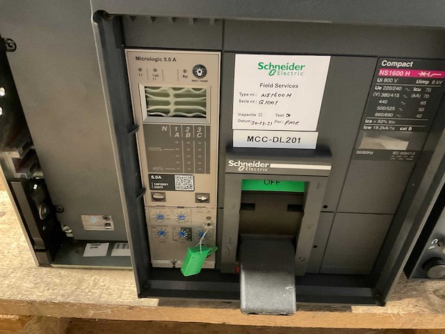 Schneider electric compact ns1600 h vermogensschakelaar - afbeelding 5 van  6