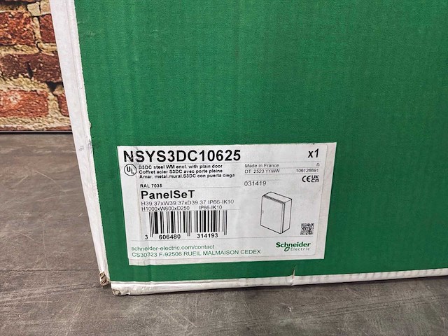 Schneider electric spacial s3d deurbedieningstableau voor kastless / wm s3dc - afbeelding 5 van  6