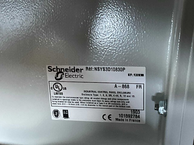 Schneider spacial s3d schakelkast - afbeelding 8 van  8