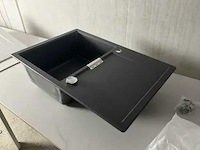 Schock cristadur mono d100s spoelbak - afbeelding 2 van  5