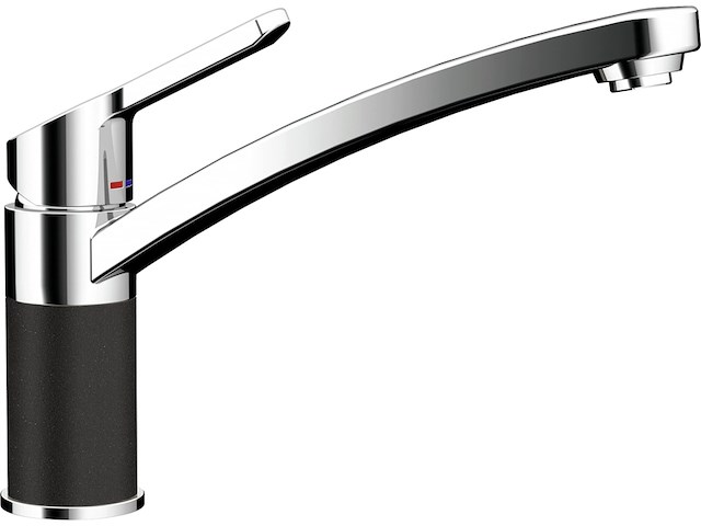 Schock keukenkraan sc-90 nero hogedrukkraan met vaste uitloop - afbeelding 1 van  6
