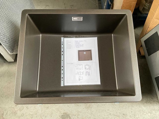 Schock spoelbak 555x455mm - afbeelding 1 van  2