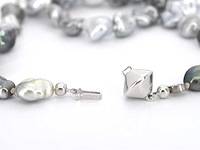 Schoeffel - barok parel ketting met witgouden sluiting - afbeelding 8 van  8