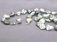 Schoeffel - barok parel ketting met witgouden sluiting - afbeelding 3 van  9