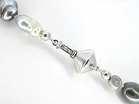 Schoeffel - barok parel ketting met witgouden sluiting - afbeelding 5 van  9