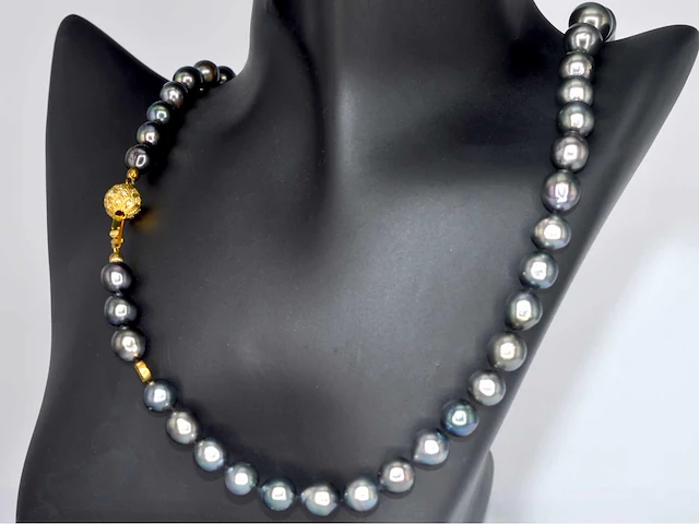 Schoeffel tahiti parelketting diamant sluiting - afbeelding 1 van  10