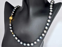 Schoeffel tahiti parelketting diamant sluiting