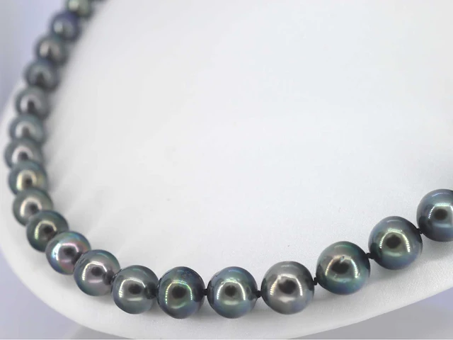 Schoeffel tahiti parelketting diamant sluiting - afbeelding 5 van  10
