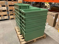 Schoeller allibert 80x40cm kunststof stapelkrat (19x) - afbeelding 1 van  3