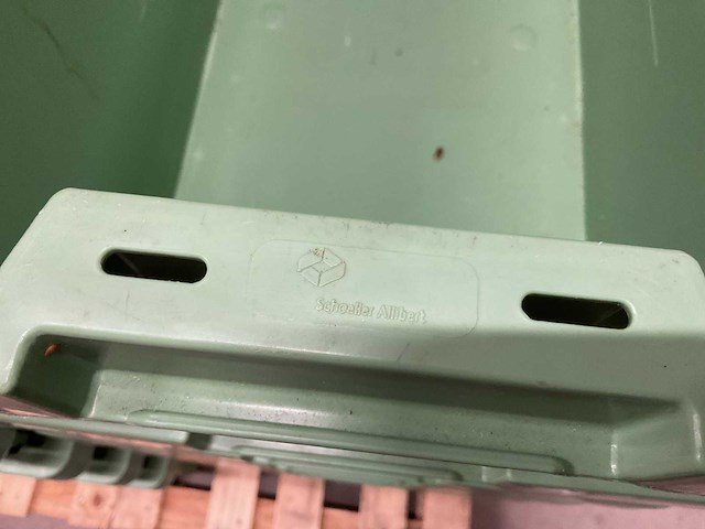 Schoeller allibert 80x40cm kunststof stapelkrat (19x) - afbeelding 2 van  3