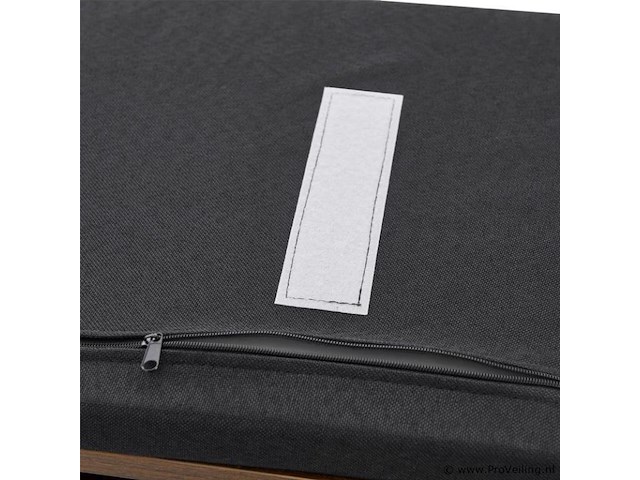 Schoenenkast / schoenenrek 10 vakken - 104 x 30 x 48 cm - donkerbruin - incl. zitkussen - afbeelding 9 van  10