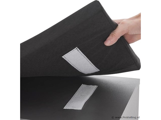 Schoenenkast / schoenenrek 10 vakken - 104 x 30 x 48 cm - donkergrijs - incl. zitkussen - afbeelding 8 van  10