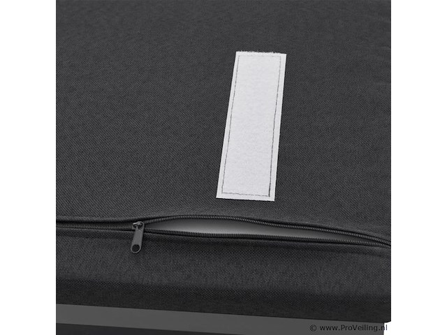 Schoenenkast / schoenenrek 10 vakken - 104 x 30 x 48 cm - donkergrijs - incl. zitkussen - afbeelding 9 van  10