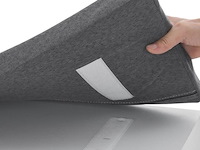 Schoenenkast / schoenenrek 10 vakken - 104 x 30 x 48 cm - wit - incl. zitkussen - afbeelding 8 van  10