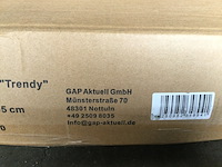 Schommelende ligstoel voor buiten, gardissimo, trendy, antraciet - afbeelding 5 van  5