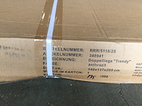 Schommelende ligstoel voor buiten, gardissimo, trendy, antraciet - afbeelding 4 van  5
