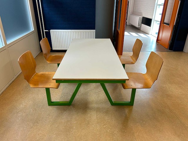 Schoolbank 4-pers - afbeelding 1 van  4