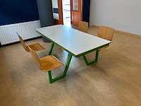 Schoolbank 4-pers - afbeelding 2 van  4