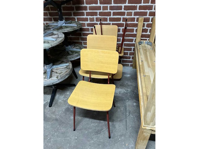Schoolstoelen (4x) - afbeelding 6 van  6