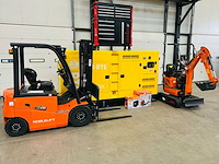 Schoonmaakmachines, generatoren, opslag units, grondverzetmachines en jacuzzi’s